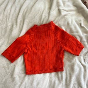 Free People knitted crop top